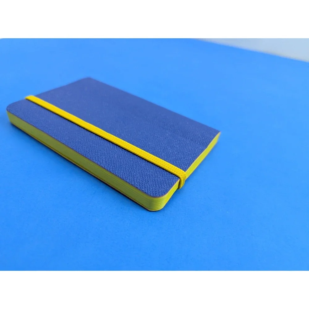 Campo Marzio Mini Leather Bound Blue Notebook 5.5